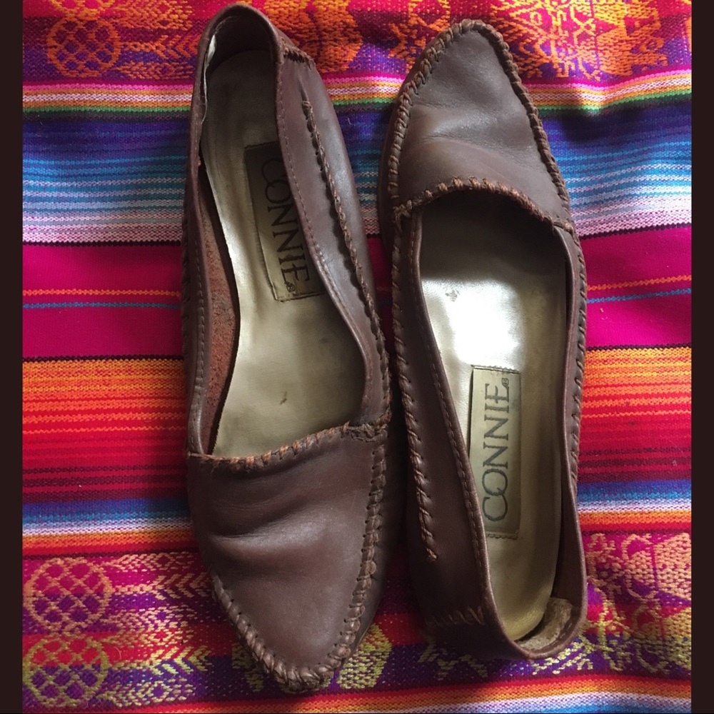 Connie Hand Made Leather Flats Moccasin Loafers